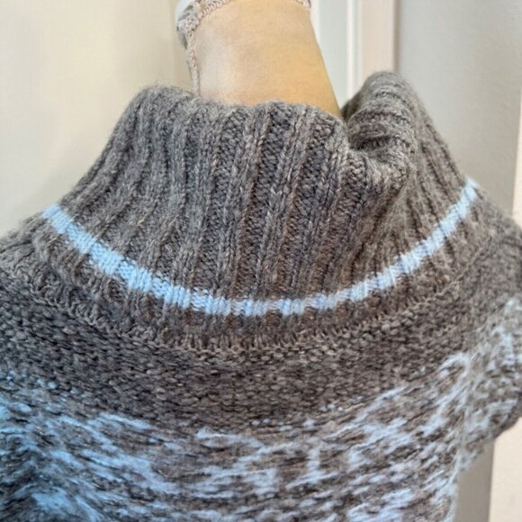 Free People Short Sleeve Cowl Neck Sweater Gray Size Xs Extra Small Knit - Picture 7 of 7